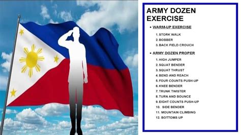 ARMY DOZEN EXERCISE • .